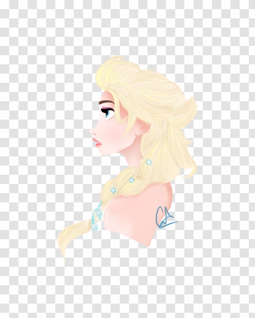 Elsa The Snow Queen Disney Princess Walt Company Drawing Transparent PNG