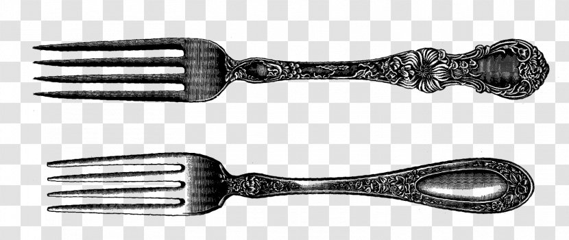Fork Knife Spoon Clip Art - Brush - And Transparent PNG