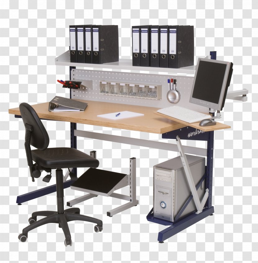 Desk Office Supplies - Furniture - Design Transparent PNG