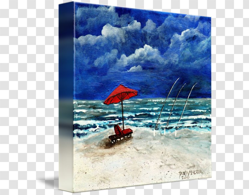 Painting Picture Frames Sea Umbrella Father's Day - Sky Transparent PNG
