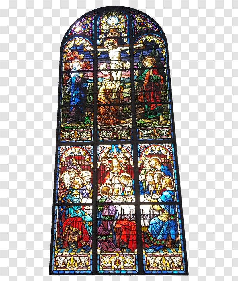 Stained Glass Chapel Gothic Architecture Religion Cathedral Transparent PNG