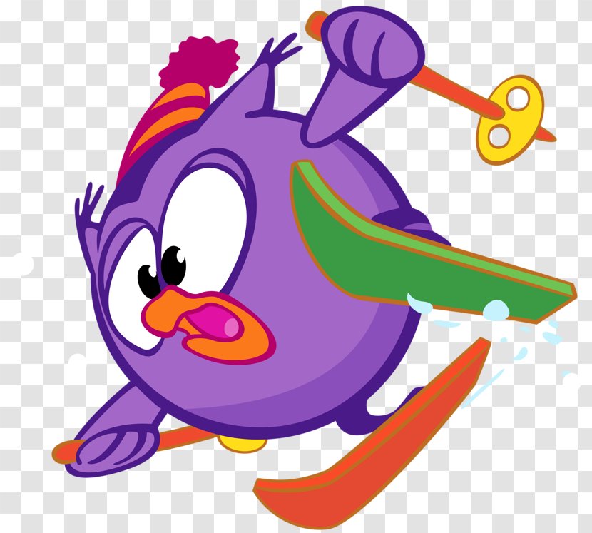 Sovunya Losyash Pin Ejik Krosh - Purple - Bird Skateboard Transparent PNG
