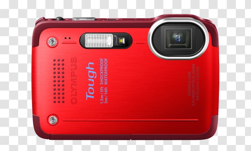 Point-and-shoot Camera Olympus Tough TG-620 IHS Photography - Cameras Optics Transparent PNG