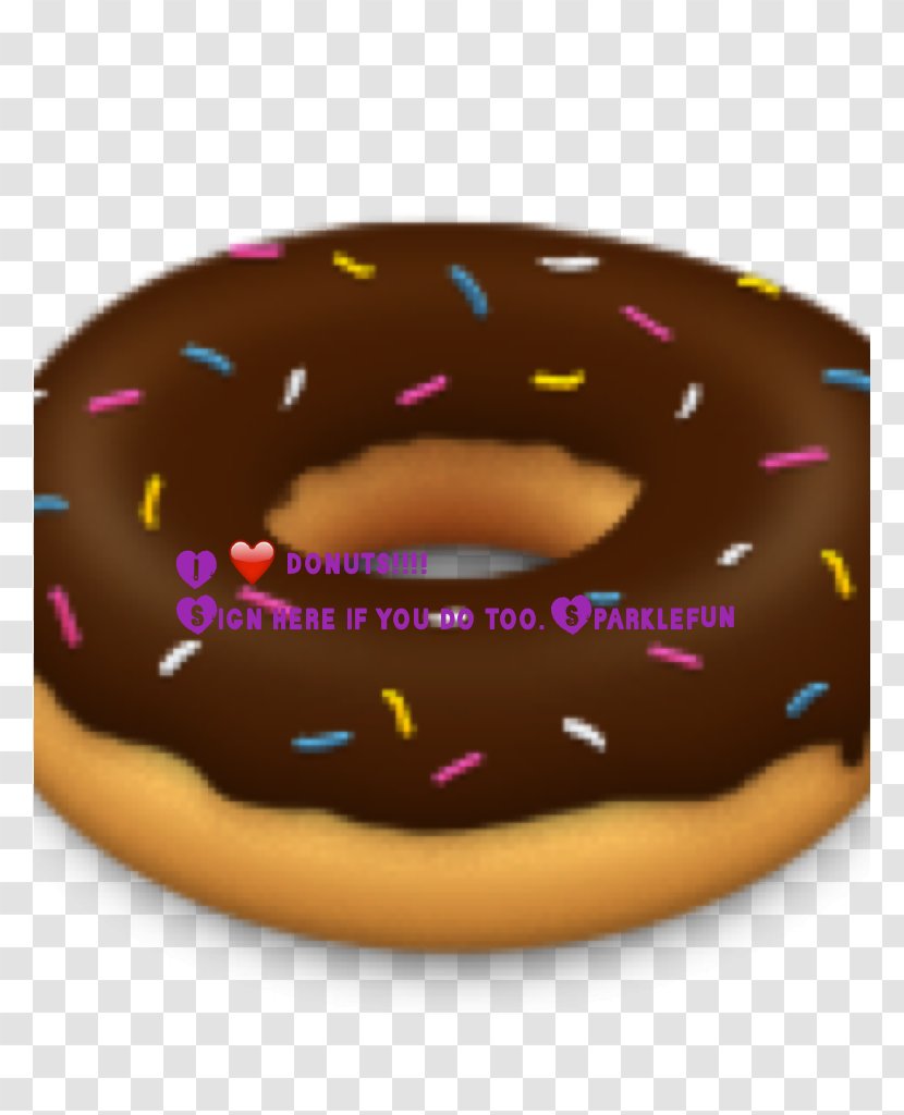 Emoji Donuts Upside-down Cake Smiley - Iphone Transparent PNG