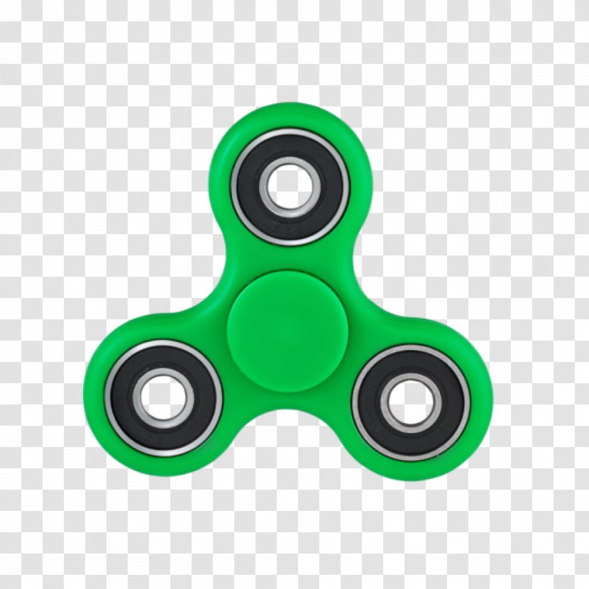 Fidget Spinner Fidgeting Stress Reducer Toy Attention Deficit Hyperactivity Disorder - Green Transparent PNG