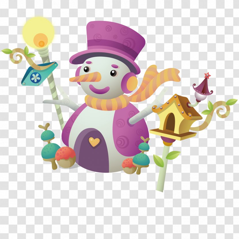 Snowman Poster - Fictional Character - Cute Transparent PNG