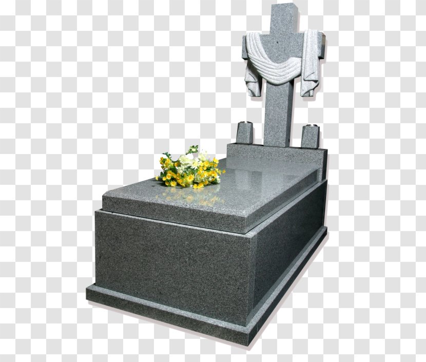 Panteoi Headstone Cross Tomb Cemetery - Shroud Transparent PNG