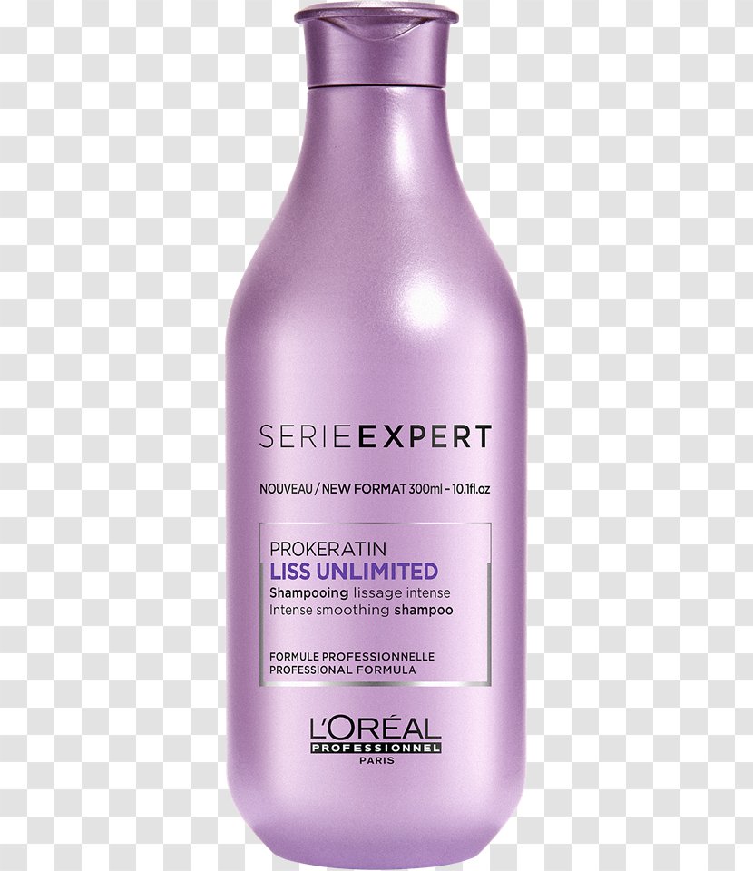 Lotion L'Oréal Professionnel Expert Série Liss Unlimited Smoothing Shampoo Hair - Care - Kate Moss 90s Transparent PNG