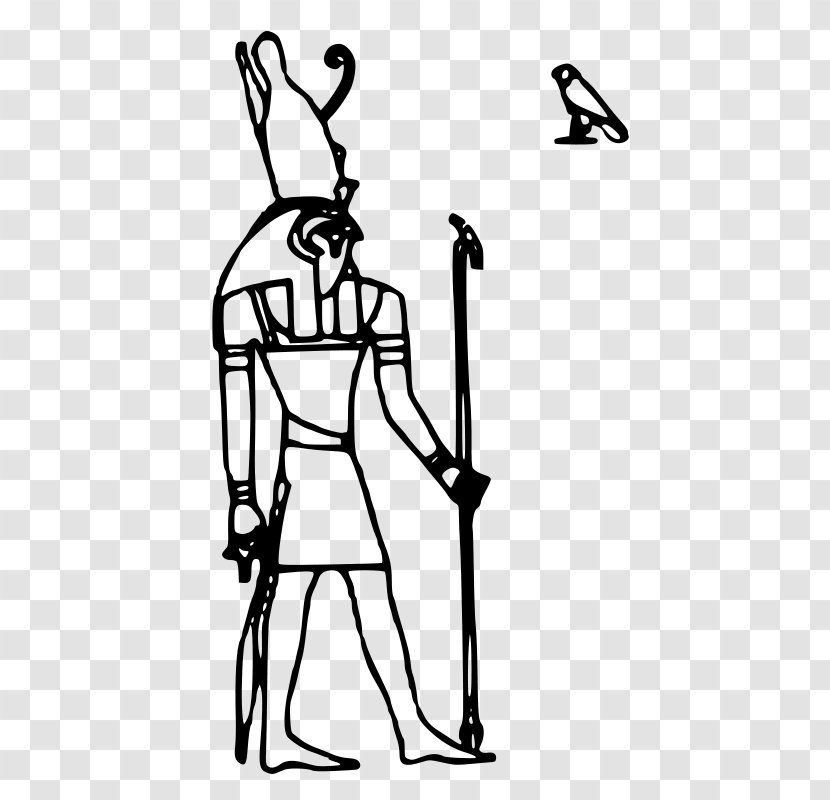 Ancient Egyptian Deities Horus Clip Art - White - Pantheon Transparent PNG