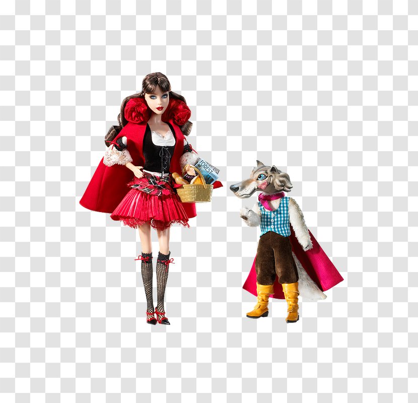 Little Red Riding Hood And The Wolf Barbie Giftset Ken Doll Transparent PNG