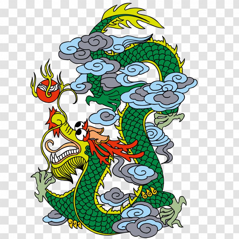 China Ancient Rome Chinese Dragon - Xiangyun Totem Transparent PNG