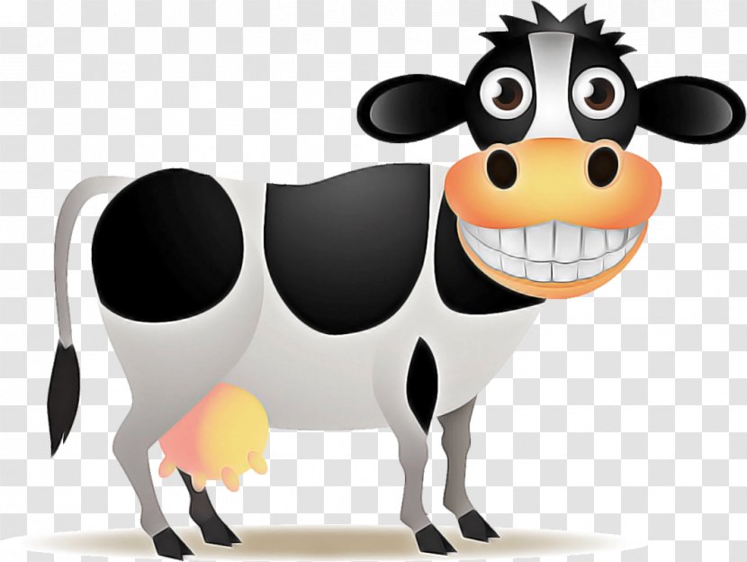 Cartoon Dairy Cow Bovine Animation Snout - Livestock Transparent PNG