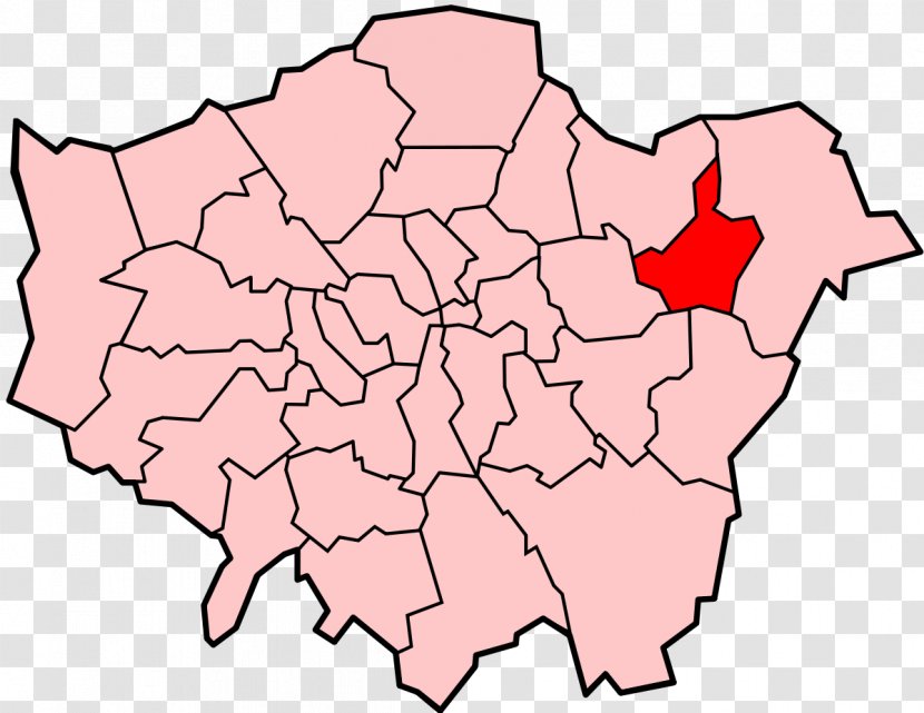 London Borough Of Southwark Islington City Westminster Barking And Dagenham Redbridge - Cartoon - Map Transparent PNG