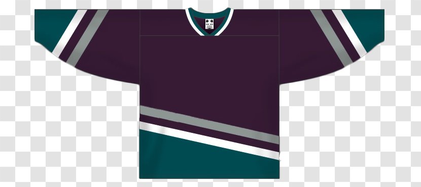 Hockey Jersey T-shirt Anaheim Ducks National League - Uniform Transparent PNG