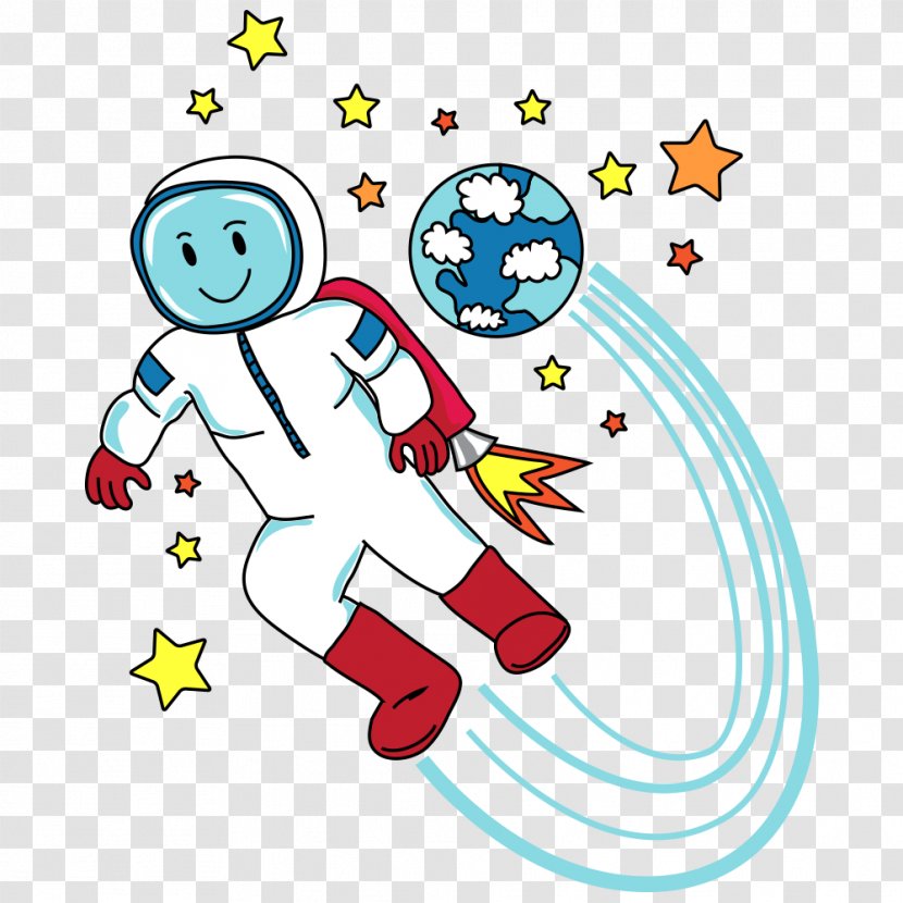 Astronaut Outer Space Illustration - Technology Transparent PNG
