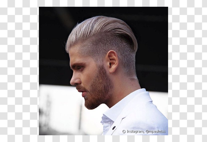 Hairstyle Undercut Masculinity Blond - Neck - Hair Transparent PNG