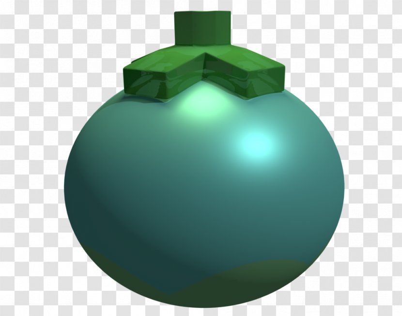 Christmas Ornament Green - 3d Fruit Transparent PNG