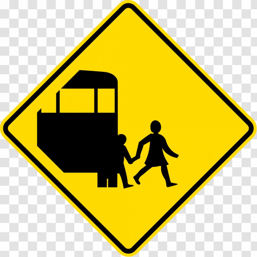 School Bus New Zealand Transport Traffic Sign Transparent PNG