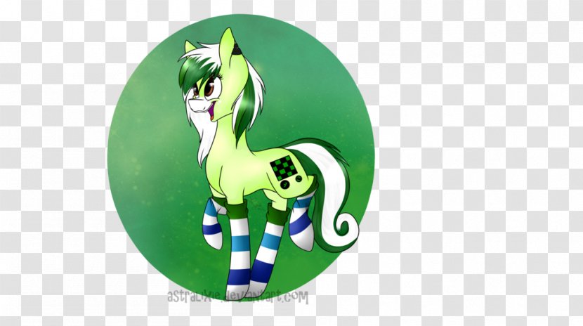 Horse Green Mammal - Character Transparent PNG