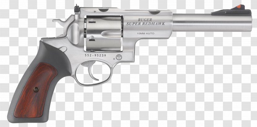 Ruger Redhawk Super 10mm Auto Sturm, & Co. Revolver - Smith Wesson - Chamber Transparent PNG
