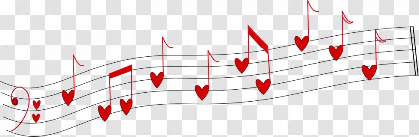 Musical Note Heart Song - Flower Transparent PNG