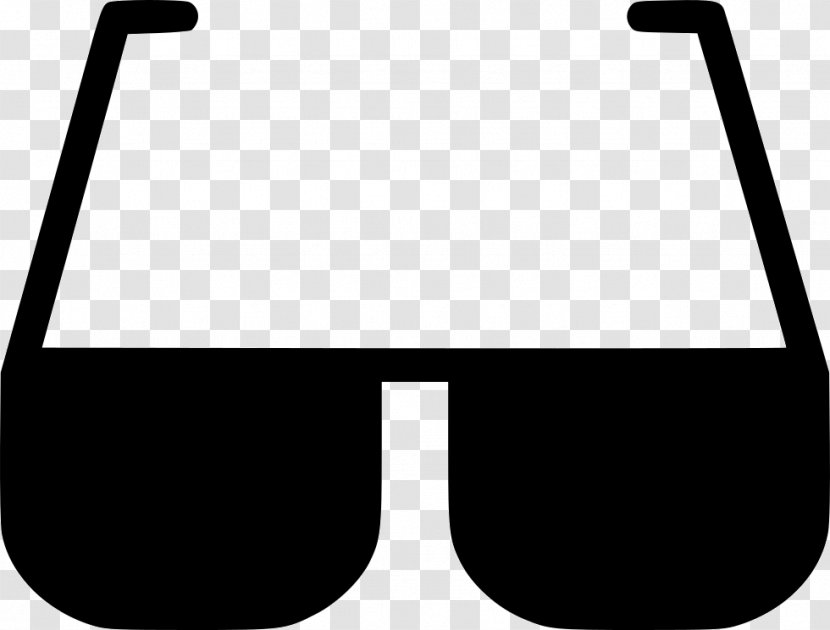 Sunglasses Goggles Clip Art Product - Black And White - Glasses Transparent PNG