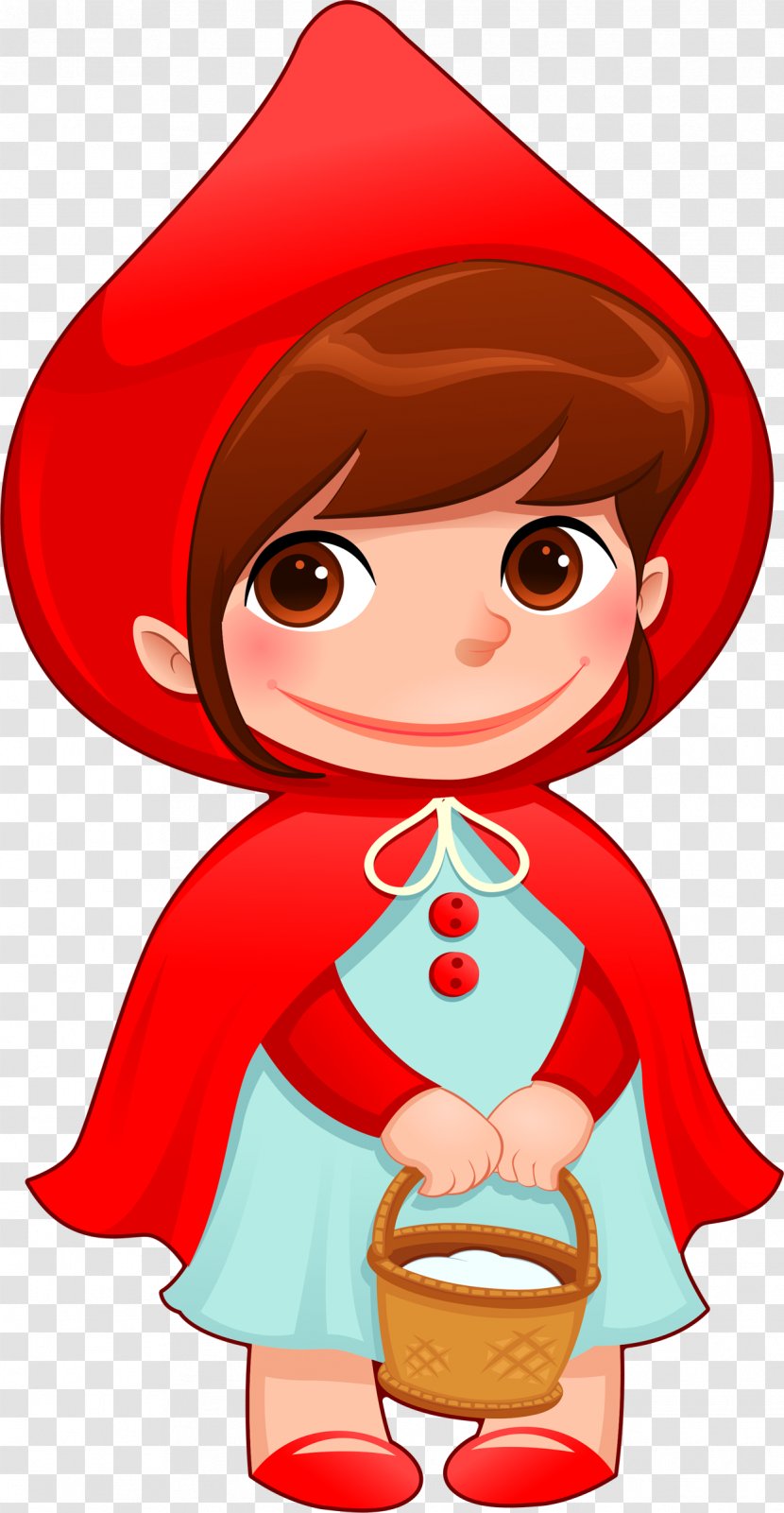 Red Hood Little Riding Cartoon Clip Art - Flower Transparent PNG