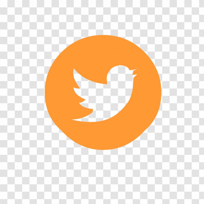 Twitter Logo . - Sales - Orange Transparent PNG