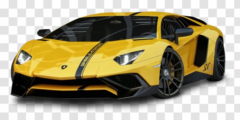2015 Lamborghini Aventador 2013 Car Reventxf3n - Yellow Transparent PNG