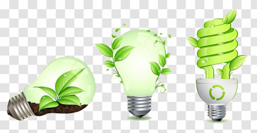 Lighting Incandescent Light Bulb Environmentally Friendly - Grass - Green Design Transparent PNG