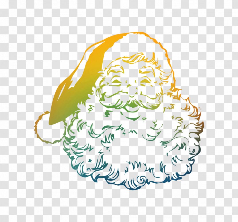 Santa Claus Christmas Day Image Illustration Clip Art - Rubber Stamping - Beard Transparent PNG