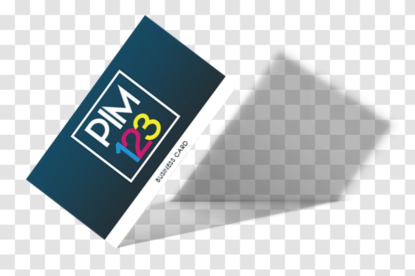 PIM123 Paper Logo Pamphlet - Business Card Mockup Transparent PNG