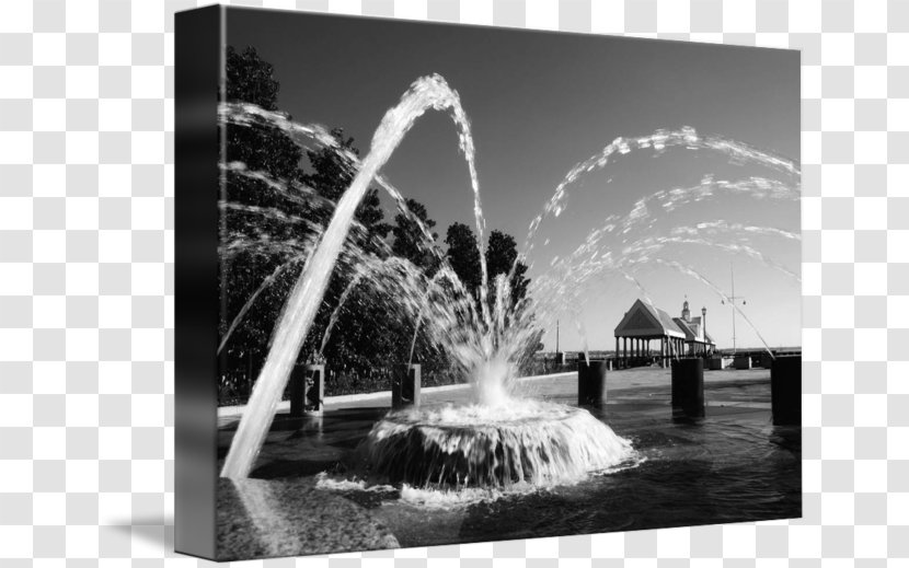Water Resources Fountain Gallery Wrap Canvas Photography Transparent PNG