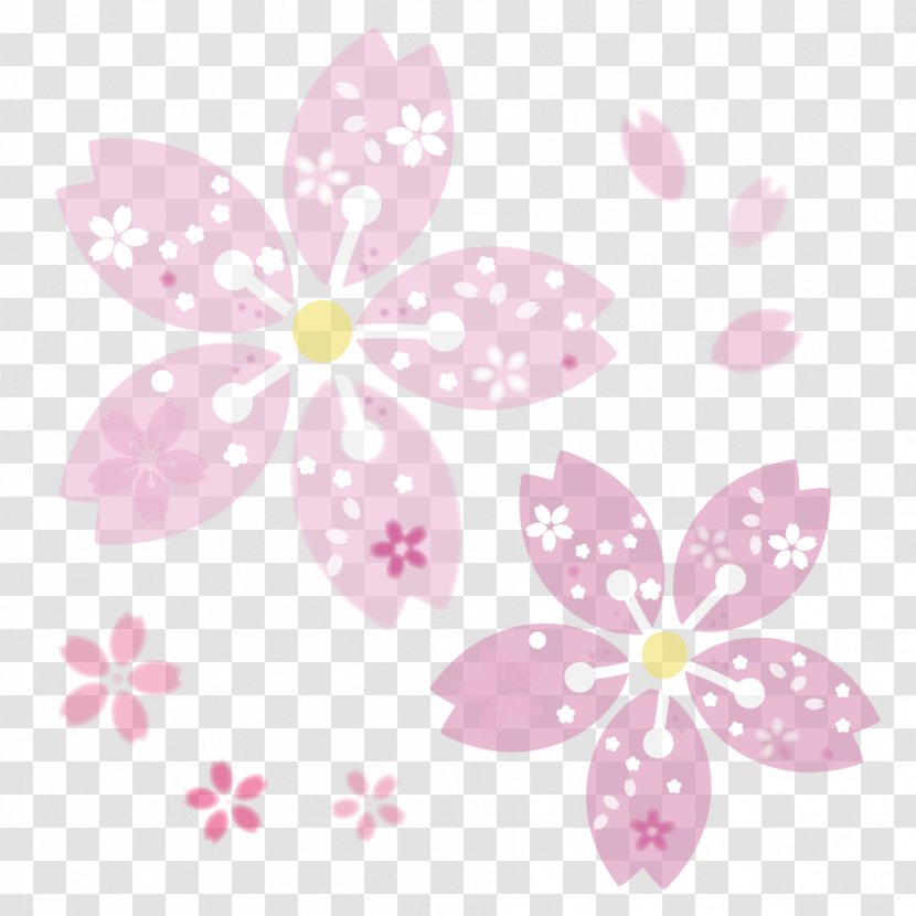 Cherry Blossom Silhouette Book Illustration 蕾 - Noriko Shitaya - Sakura Transparent PNG