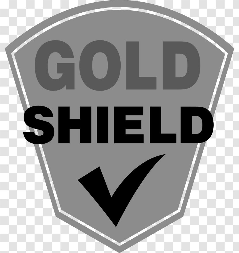 Logo Brand Font - Gold Shield Transparent PNG