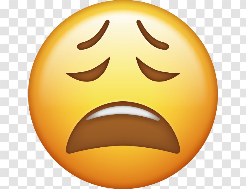 Emoji IPhone Fatigue Emoticon - Art - TIRED Transparent PNG