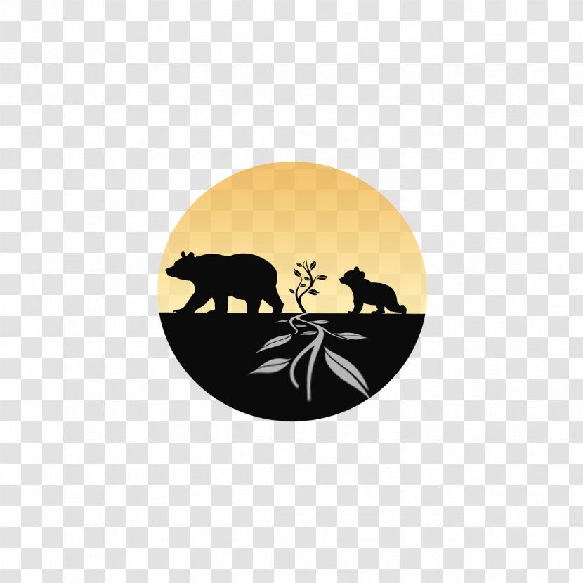 Senda Del Oso Bear Logo Transparent PNG