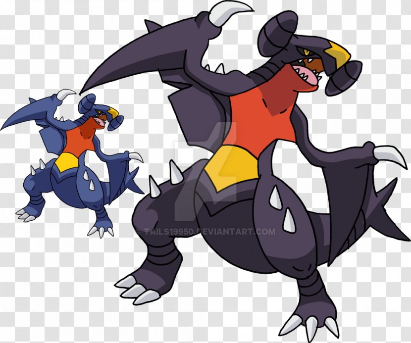 Pokémon X And Y Gold Silver Battle Revolution Garchomp - Tails Transparent PNG