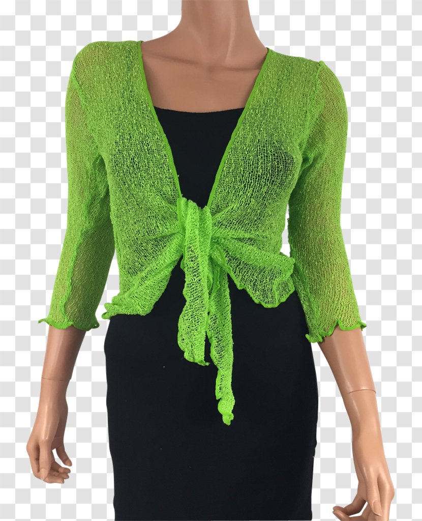 Cardigan Neck Sleeve Wool - Outerwear - Bolero Transparent PNG