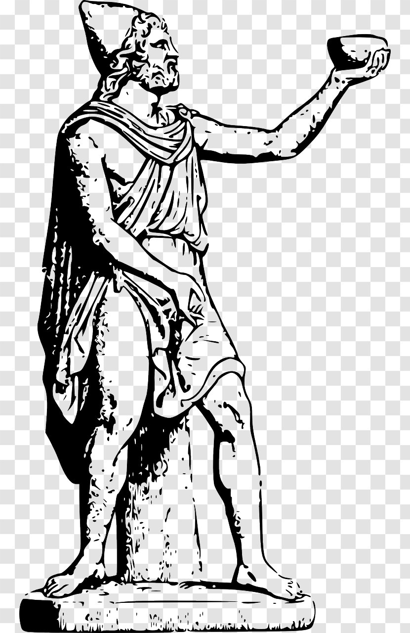 Odysseus Odyssey Drawing Clip Art - Standing - Greek Mythology Transparent PNG