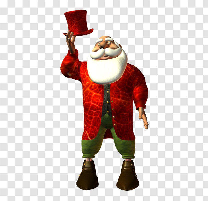 Santa Claus Christmas Ornament Costume Mascot Transparent PNG