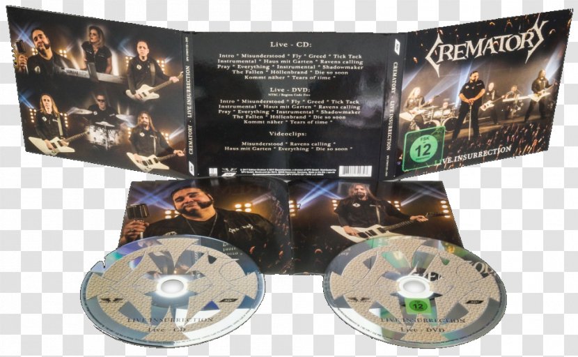 Crematory DVD Live Insurrection Haus Mit Garten Compact Disc - Phonograph Record - Dvd Transparent PNG