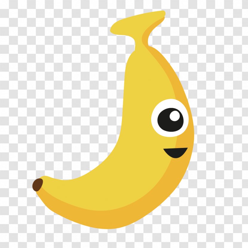 Banana - Cartoon - Vector Cute Transparent PNG