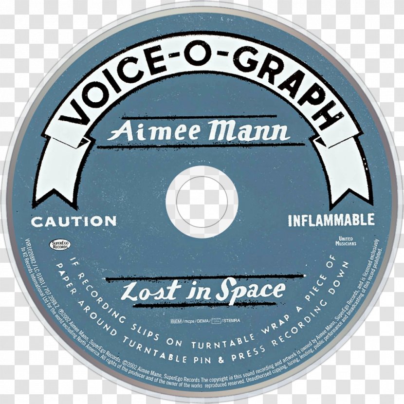 Compact Disc Lost In Space Brand Aimee Mann Transparent PNG