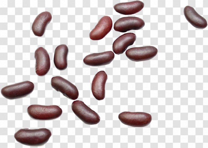 Kidney Bean Common Adzuki Chocolate-coated Peanut - Chocolate Coated - Red Transparent PNG