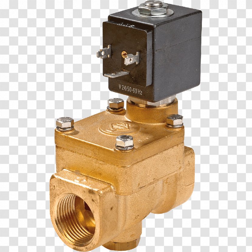 Solenoid Valve Liquid Gas - Hardware - Steam Water Transparent PNG