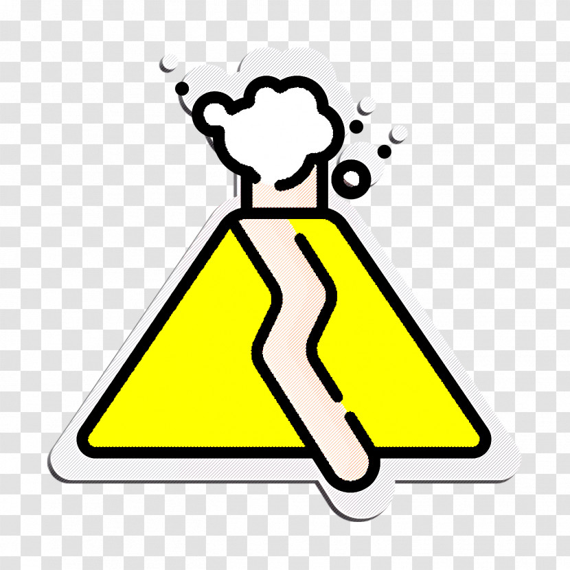 Volcano Icon Climate Change Icon Transparent PNG