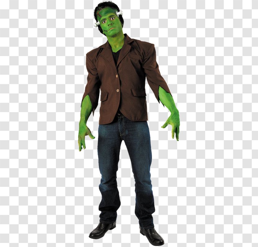 Frankenstein's Monster Costume Party Halloween - Outerwear - Frankenstein Transparent PNG
