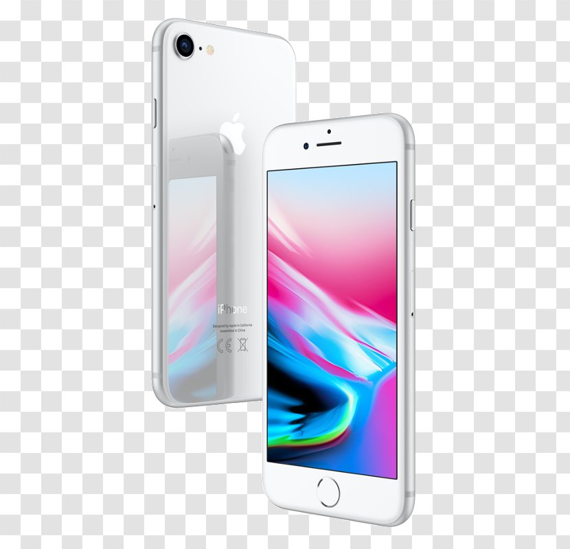 Apple IPhone 8 Plus Silver Smartphone - Mobile Phones Transparent PNG