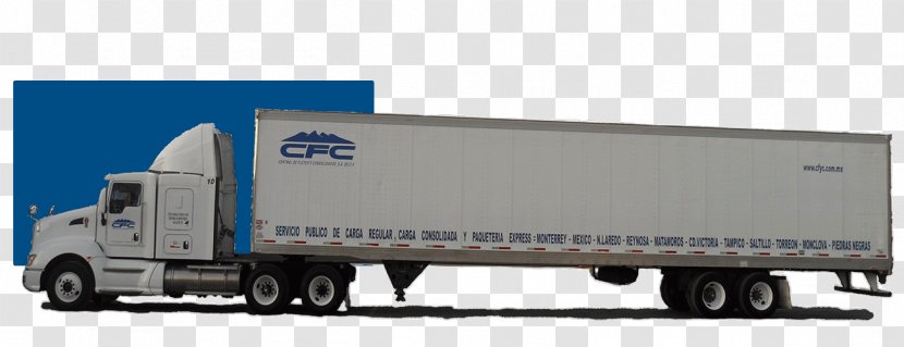 Semi-trailer Truck Box Cargo - Trailer Transparent PNG